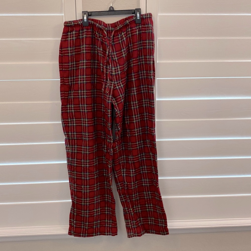 L.L. Bean Men's Scotch Plaid Flannel Sleep Pants